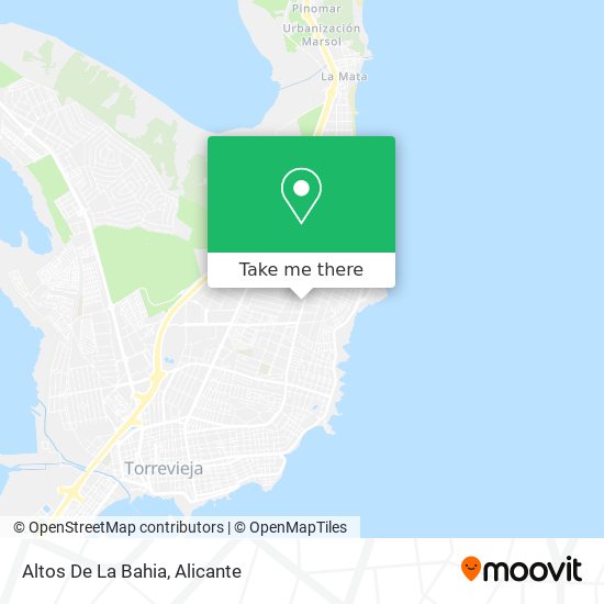 mapa Altos De La Bahia