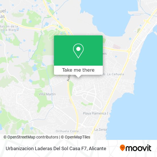 Urbanizacion Laderas Del Sol Casa F7 map