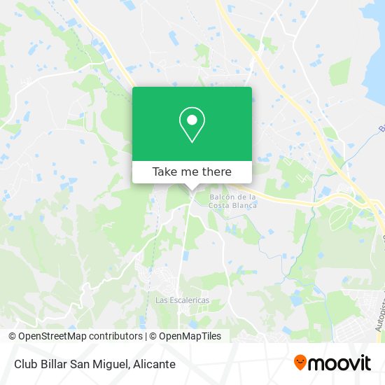 Club Billar San Miguel map