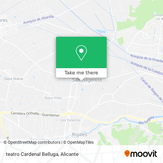 teatro Cardenal Belluga map