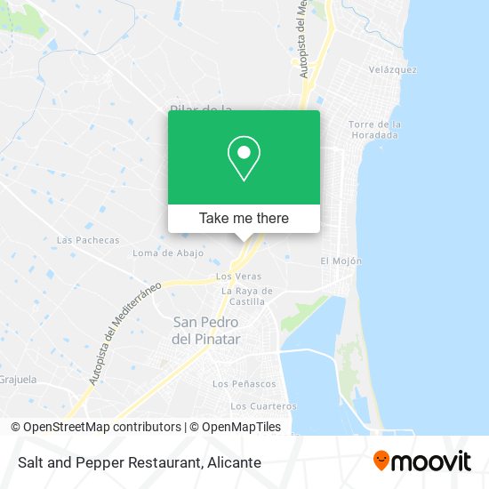 Salt and Pepper Restaurant map