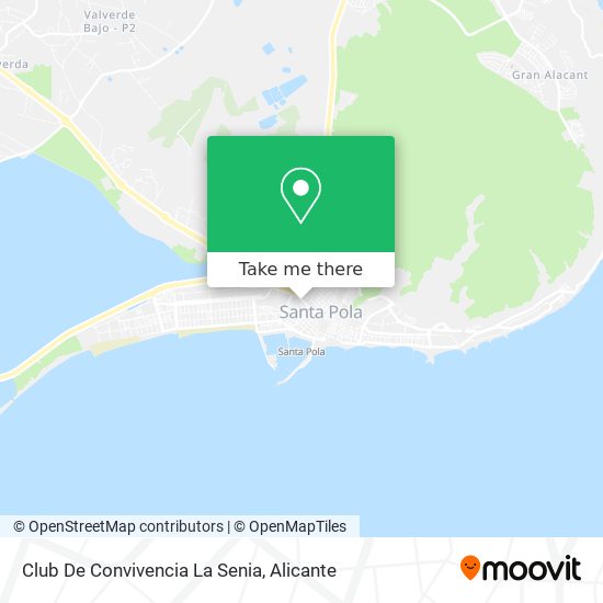 Club De Convivencia La Senia map