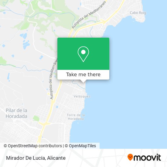 Mirador De Lucía map