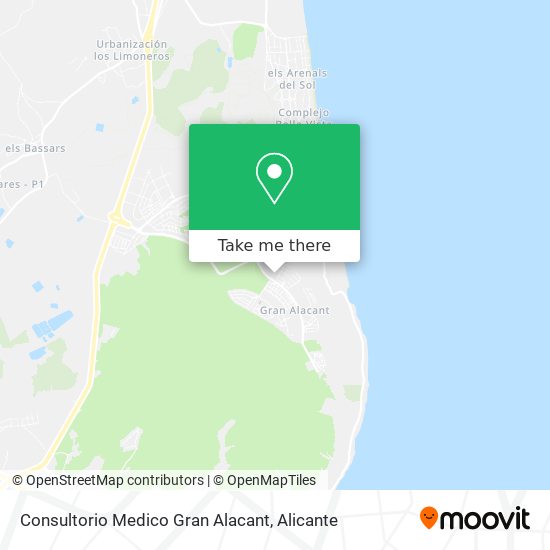 Consultorio Medico Gran Alacant map