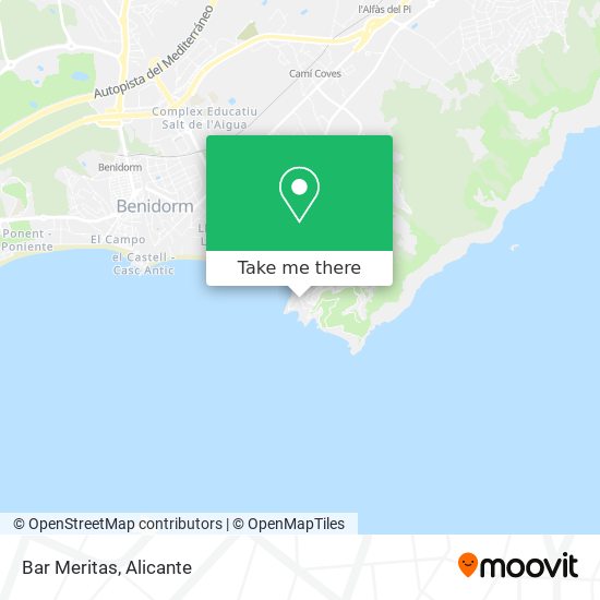 mapa Bar Meritas