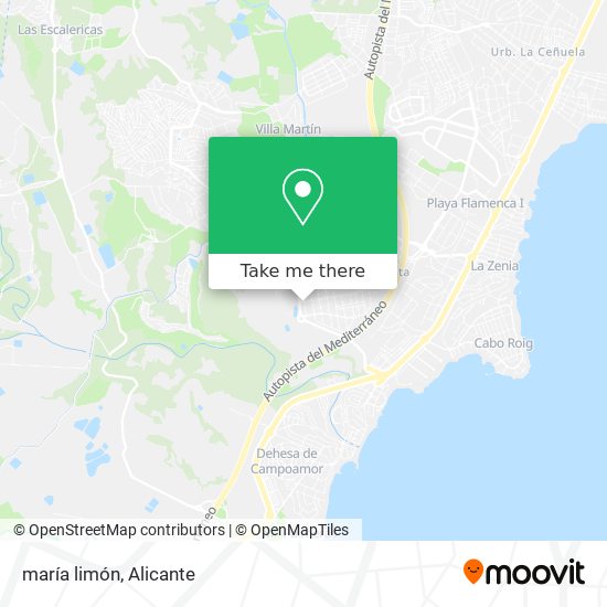maría limón map