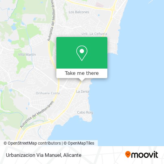 Urbanizacion Via Manuel map
