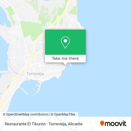 Restaurante El Tiburón - Torrevieja map
