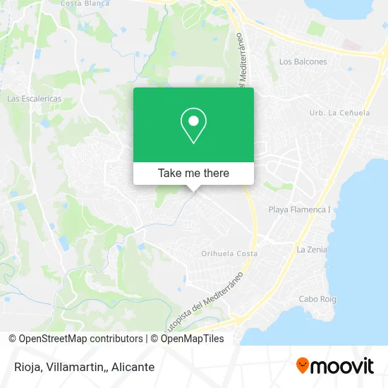 Rioja, Villamartin, map