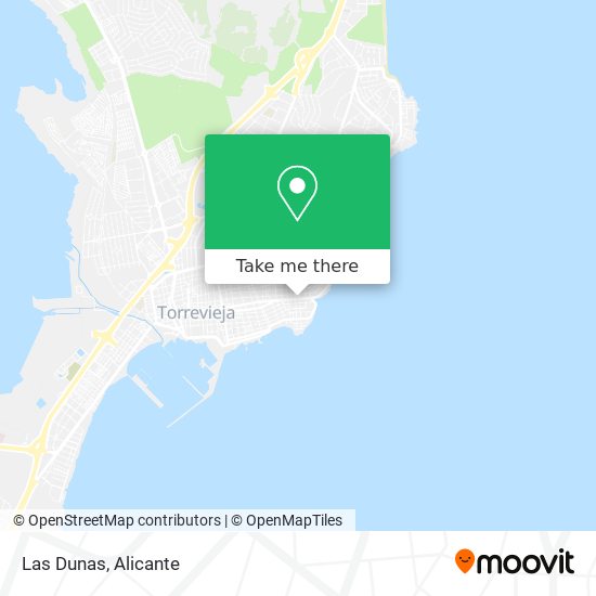 Las Dunas map