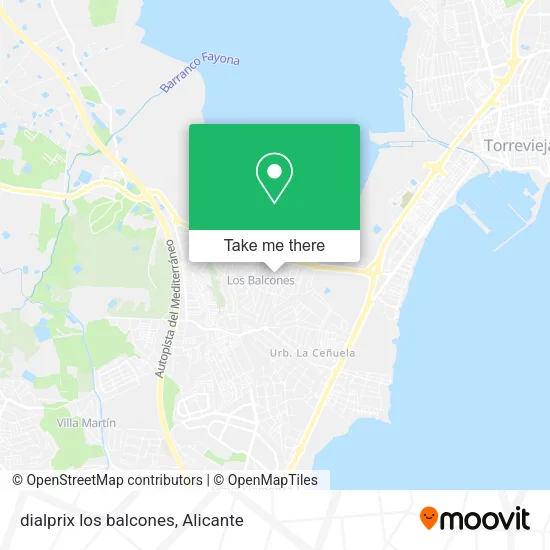 dialprix los balcones map