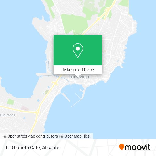 La Glorieta Café map
