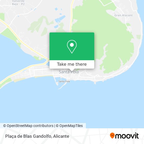 Plaça de Blas Gandolfo map