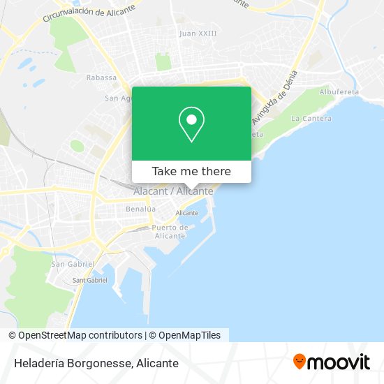 Heladería Borgonesse map