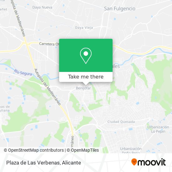Plaza de Las Verbenas map