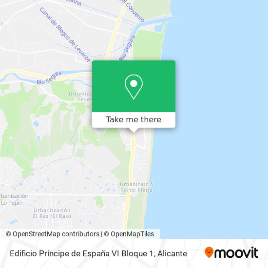 Edificio Príncipe de España VI Bloque 1 map