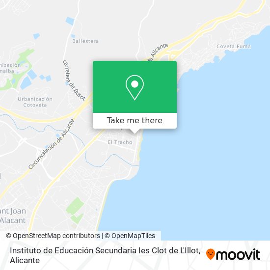 Instituto de Educación Secundaria Ies Clot de L'Illot map