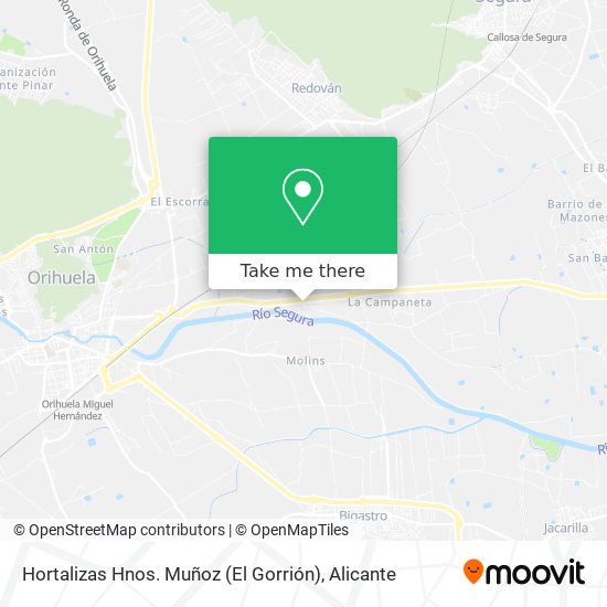 Hortalizas Hnos. Muñoz (El Gorrión) map