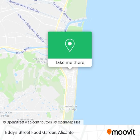 Eddy's Street Food Garden map