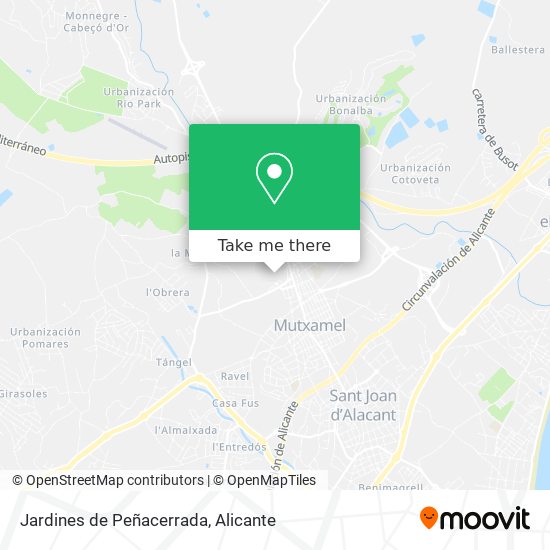 Jardines de Peñacerrada map