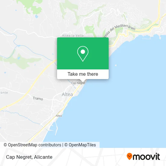 Cap Negret map