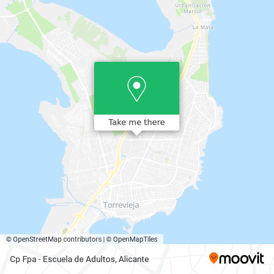 Cp Fpa - Escuela de Adultos map