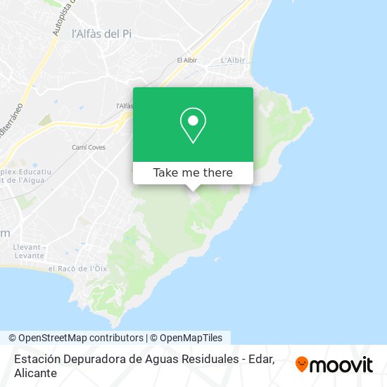 Estación Depuradora de Aguas Residuales - Edar map
