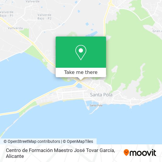 Centro de Formación Maestro José Tovar García map