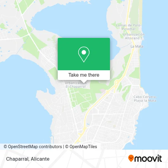 Chaparral map