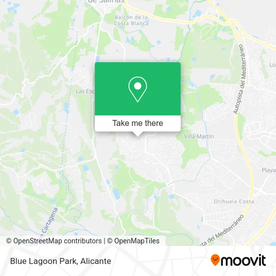 Blue Lagoon Park map