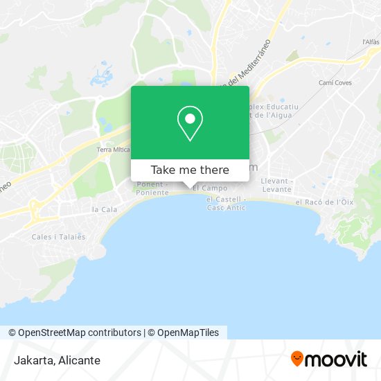 Jakarta map