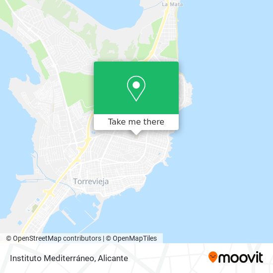 Instituto Mediterráneo map