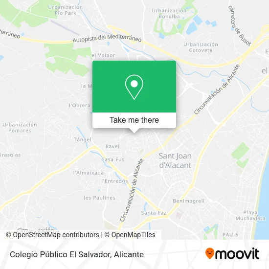 Colegio Público El Salvador map