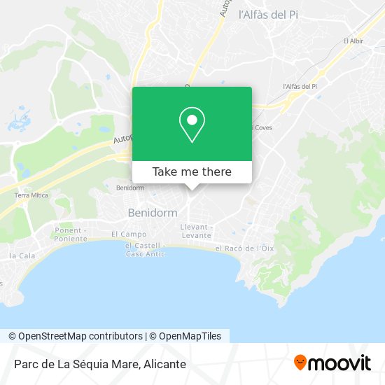 Parc de La Séquia Mare map