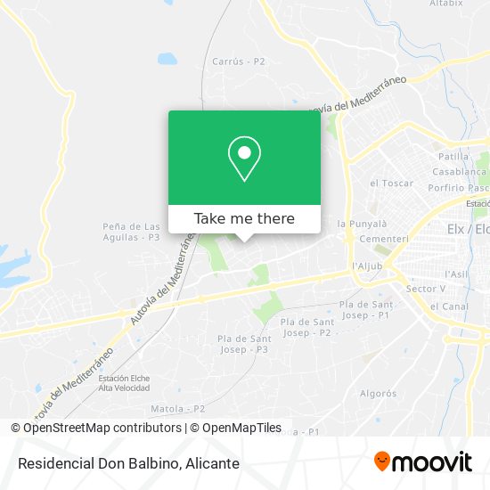 Residencial Don Balbino map