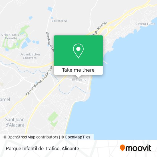 Parque Infantil de Tráfico map