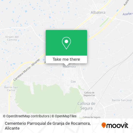 Cementerio Parroquial de Granja de Rocamora map