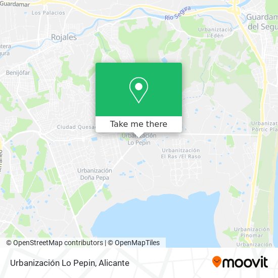 Urbanización Lo Pepin map