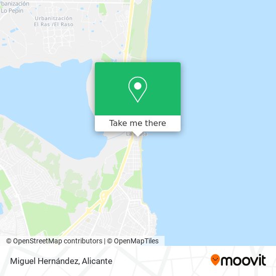 Miguel Hernández map