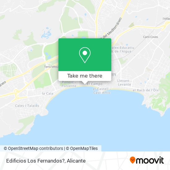 Edificios Los Fernandos? map