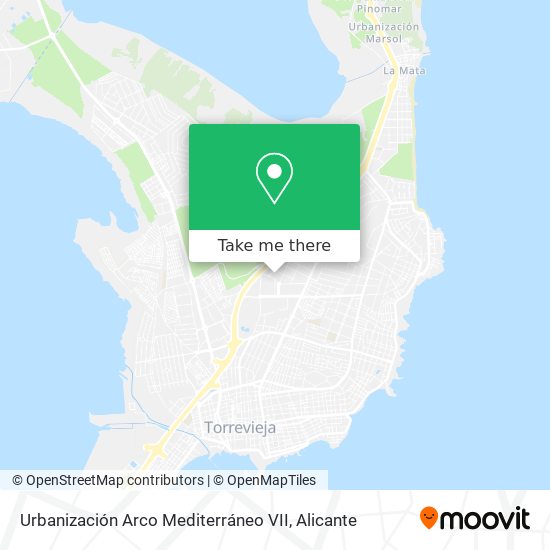 Urbanización Arco Mediterráneo VII map