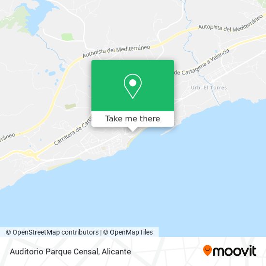 Auditorio Parque Censal map