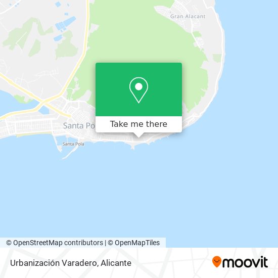 Urbanización Varadero map