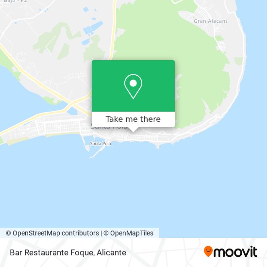 Bar Restaurante Foque map