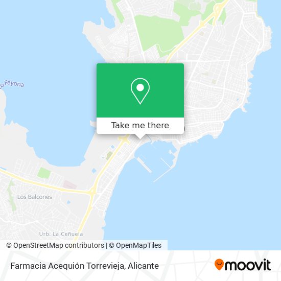 Farmacia Acequión Torrevieja map