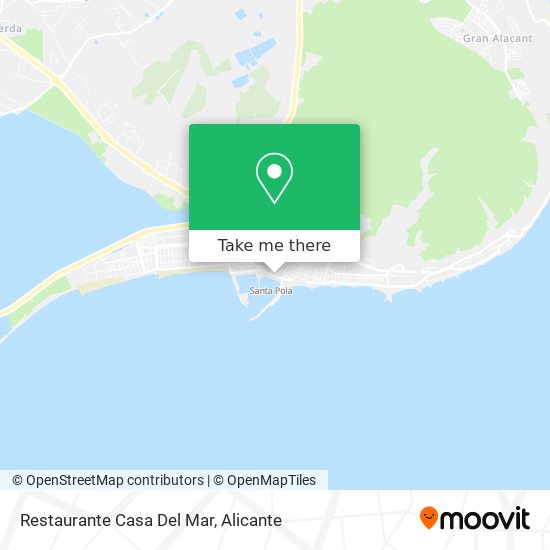 Restaurante Casa Del Mar map