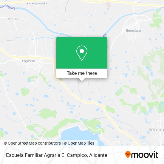 Escuela Familiar Agraria El Campico map