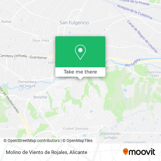 Molino de Viento de Rojales map