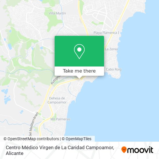 Centro Médico Virgen de La Caridad Campoamor map