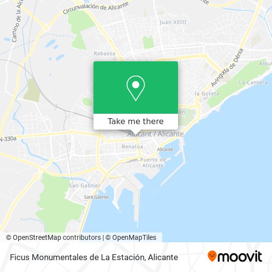 Ficus Monumentales de La Estación map